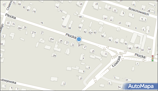 Sochaczew, Płocka, 19, mapa Sochaczew