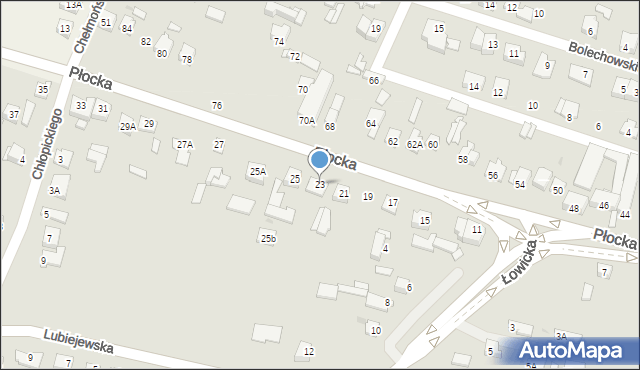 Sochaczew, Płocka, 23, mapa Sochaczew