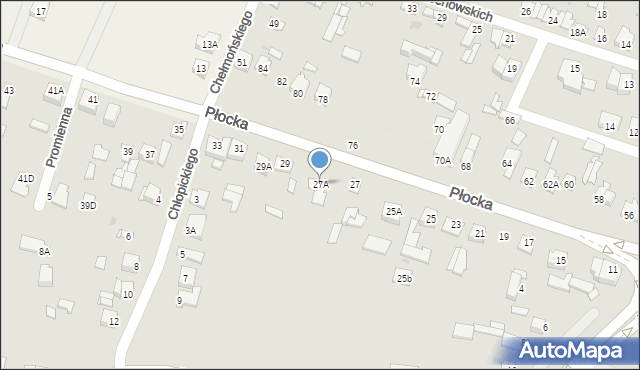 Sochaczew, Płocka, 27A, mapa Sochaczew