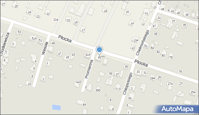 Sochaczew, Płocka, 41, mapa Sochaczew