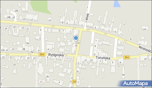 Solec Kujawski, Plac Jana Pawła II, 1b, mapa Solec Kujawski