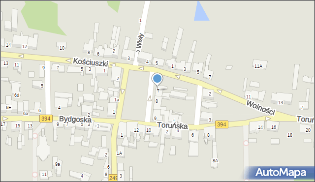 Solec Kujawski, Plac Jana Pawła II, 7, mapa Solec Kujawski