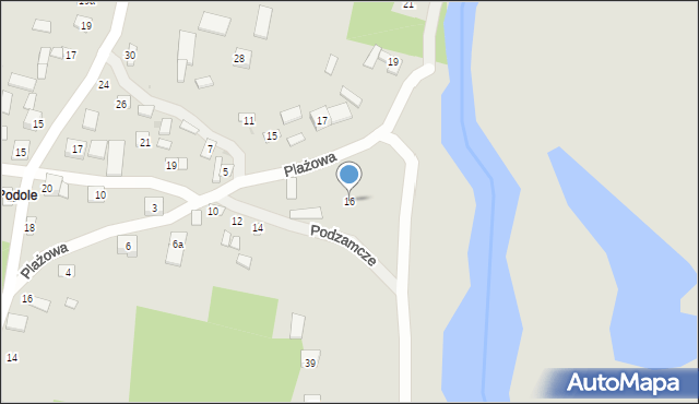 Solec nad Wisłą, Plażowa, 16, mapa Solec nad Wisłą