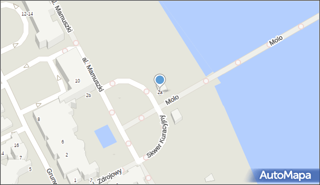 Sopot, Plac Zdrojowy, 2a, mapa Sopotu