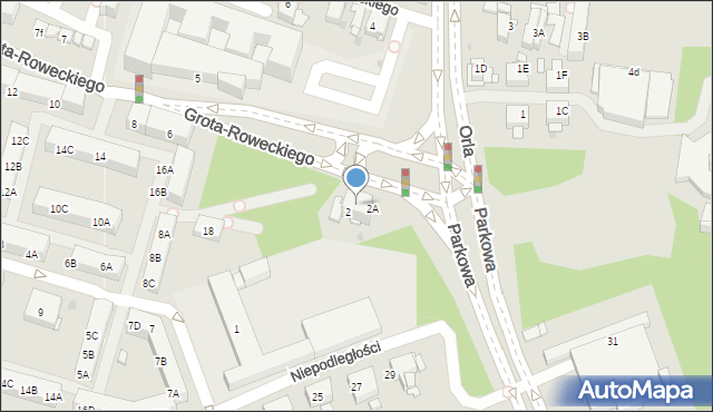 Sosnowiec, Plac Zillingera Waldemara, 2D, mapa Sosnowca