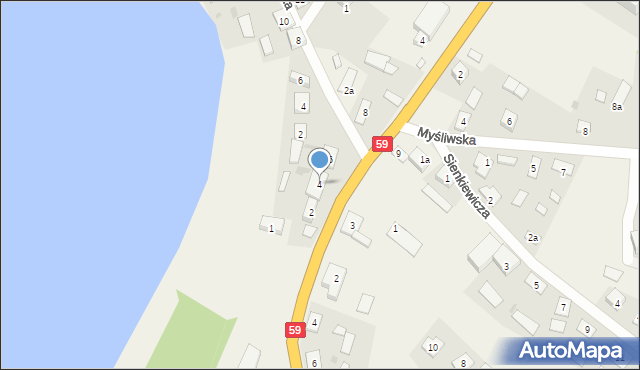 Spychowo, Plac Wolności, 4, mapa Spychowo