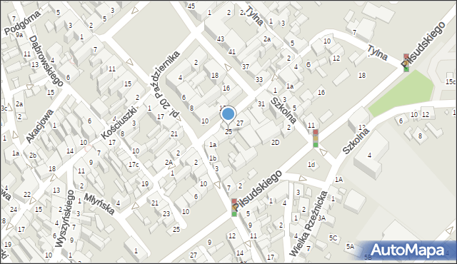 Śrem, Plac 20 Października, 25, mapa Śrem