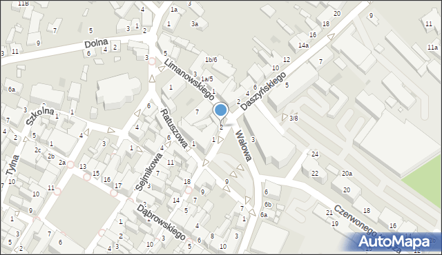 Środa Wielkopolska, Plac Armii Poznań, 2, mapa Środa Wielkopolska