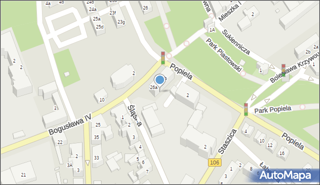 Stargard, Plac Ducha Świętego, 26a, mapa Stargard