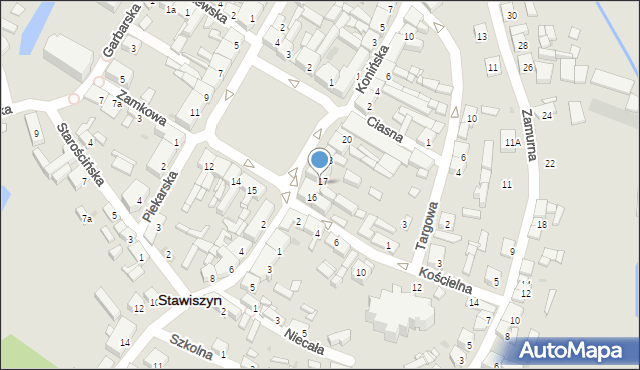 Stawiszyn, Plac Wolności, 17A, mapa Stawiszyn