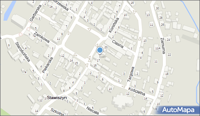 Stawiszyn, Plac Wolności, 17C, mapa Stawiszyn