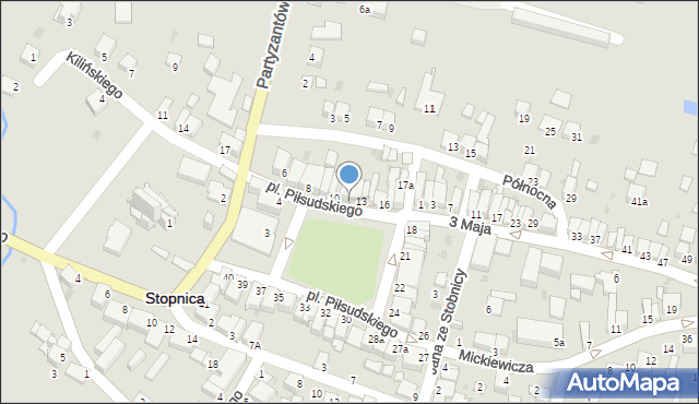 Stopnica, Plac Piłsudskiego Józefa, marsz., 12, mapa Stopnica
