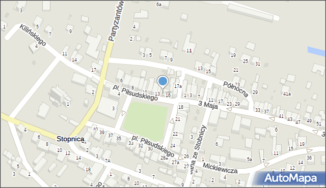 Stopnica, Plac Piłsudskiego Józefa, marsz., 15, mapa Stopnica