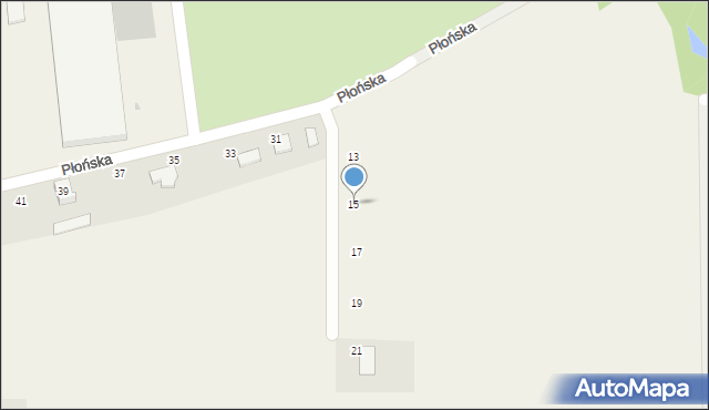 Strachówko, Płońska, 15, mapa Strachówko