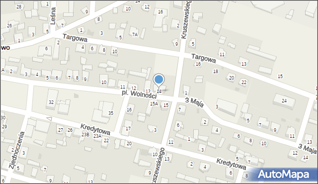 Strzegowo, Plac Wolności, 14, mapa Strzegowo