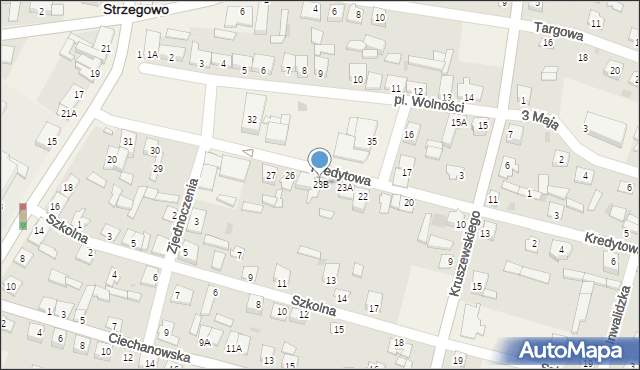 Strzegowo, Plac Wolności, 23B, mapa Strzegowo