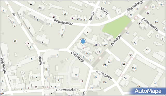Strzelce Opolskie, Plac Kopernika Mikołaja, 1, mapa Strzelce Opolskie