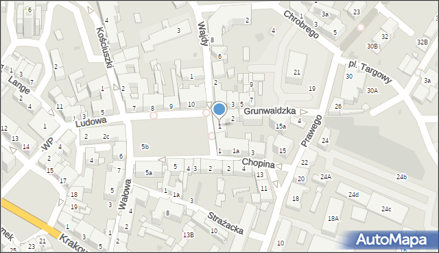 Strzelce Opolskie, Plac Żeromskiego Stefana, 1, mapa Strzelce Opolskie