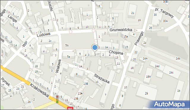 Strzelce Opolskie, Plac Żeromskiego Stefana, 2, mapa Strzelce Opolskie