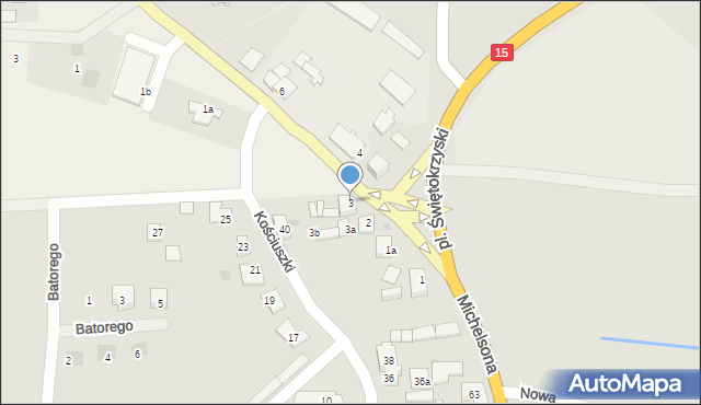 Strzelno, Plac Świętokrzyski, 3, mapa Strzelno