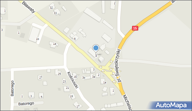 Strzelno, Plac Świętokrzyski, 4, mapa Strzelno