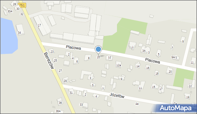 Suchedniów, Placowa, 10, mapa Suchedniów