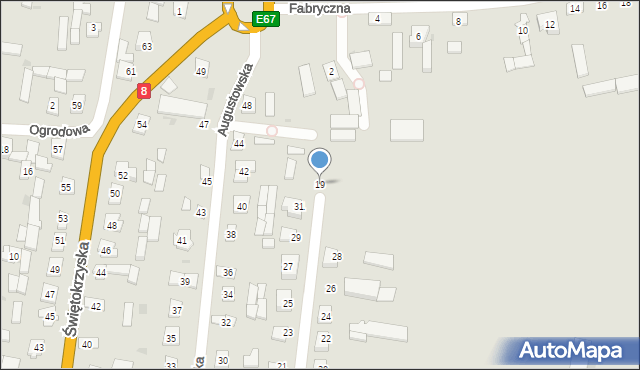 Suchowola, Plac Kościuszki Tadeusza, gen., 19, mapa Suchowola