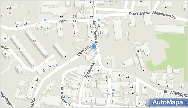 Sulechów, Plac Pluty Wilhelma, bp., 1, mapa Sulechów