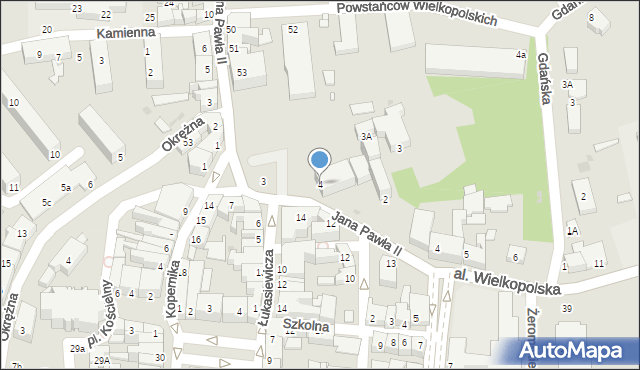 Sulechów, Plac Pluty Wilhelma, bp., 4, mapa Sulechów