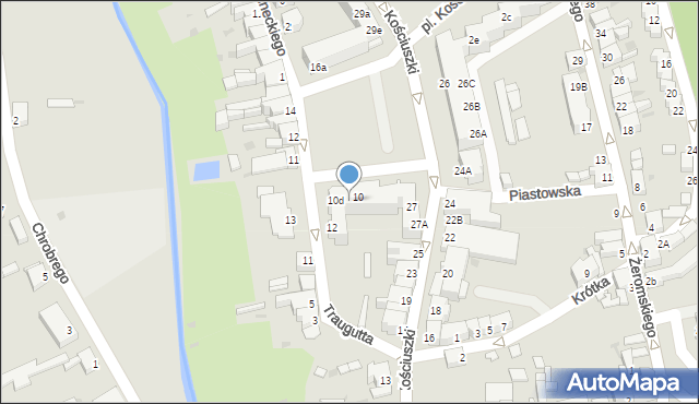 Sulęcin, Plac Czarnieckiego Stefana, hetm., 10a, mapa Sulęcin
