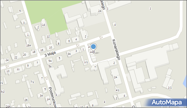 Supraśl, Plac Kościuszki Tadeusza, gen., 14/4, mapa Supraśl
