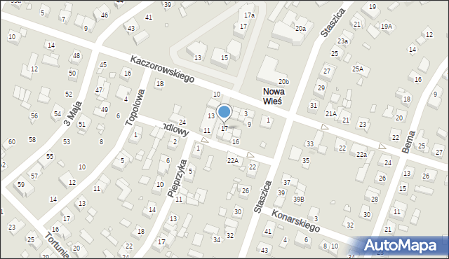 Swarzędz, Plac Handlowy, 17, mapa Swarzędz