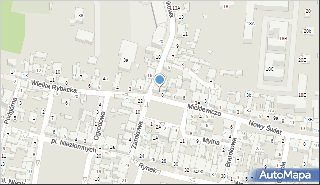 Swarzędz, Plac Powstańców Wielkopolskich, 9, mapa Swarzędz