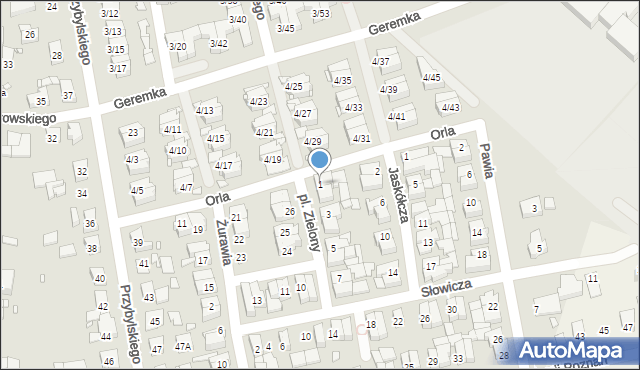 Swarzędz, Plac Zielony, 1, mapa Swarzędz