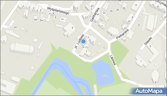 Świdnica, Plac Ludowy, 3A, mapa Świdnicy