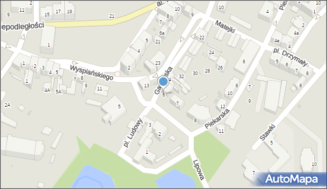 Świdnica, Plac Ludowy, 6, mapa Świdnicy