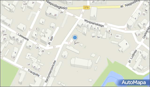 Świdnica, Plac Wojska Polskiego, 2A, mapa Świdnicy