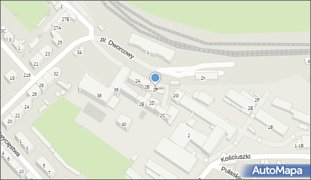 Świebodzice, Plac Dworcowy, 2F, mapa Świebodzice