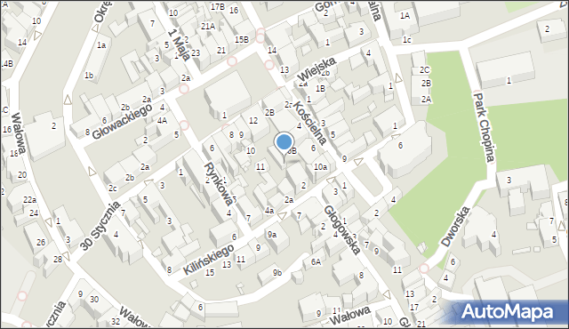 Świebodzin, Plac Jana Pawła II, 11a, mapa Świebodzin