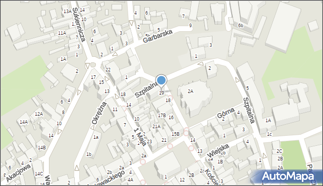 Świebodzin, Plac Jana Pawła II, 19, mapa Świebodzin