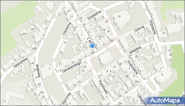 Świebodzin, Plac Jana Pawła II, 2a, mapa Świebodzin
