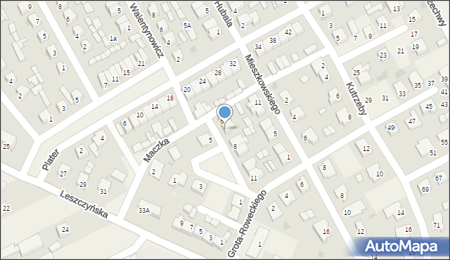 Święciechowa, Plac Sucharskiego Henryka, mjr., 7, mapa Święciechowa
