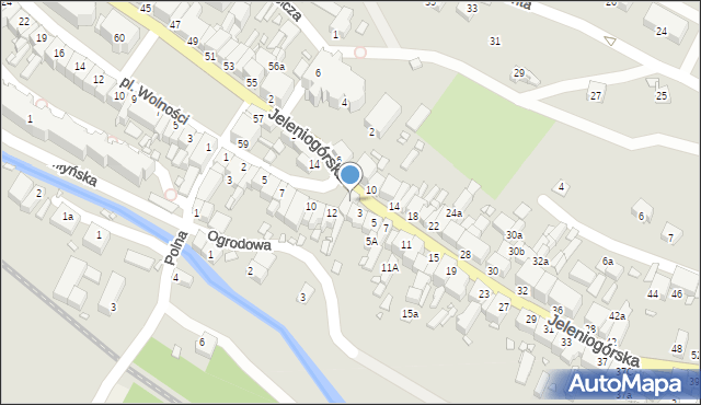 Świerzawa, Plac Bolesława Piasta, 13, mapa Świerzawa