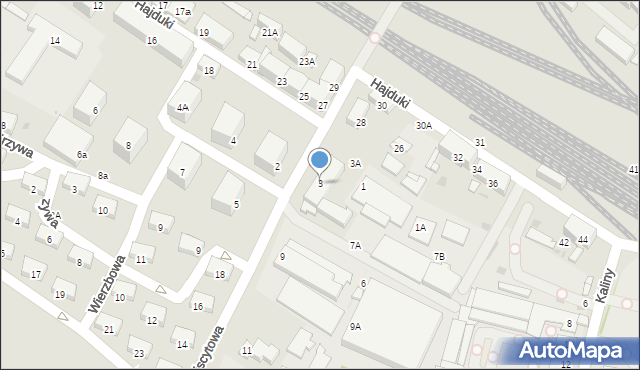 Świętochłowice, Plebiscytowa, 3, mapa Świętochłowice