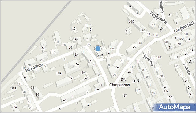 Świętochłowice, Plac Zawadzkiego Tadeusza, 6, mapa Świętochłowice