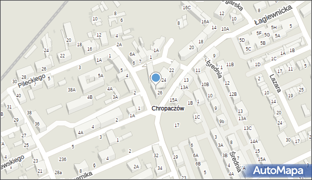Świętochłowice, Plac Zawadzkiego Tadeusza, 9, mapa Świętochłowice