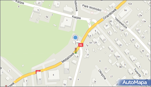 Szczecin, Plac Wolności, 1, mapa Szczecina