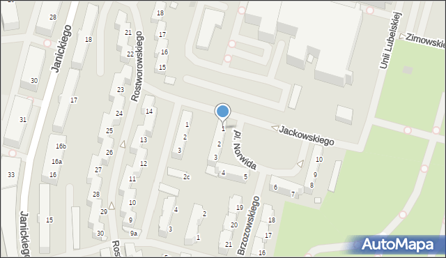 Szczecin, Plac Norwida Cypriana Kamila, 1, mapa Szczecina