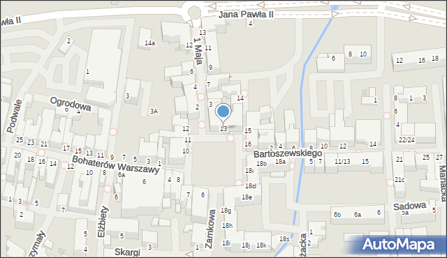 Szczecinek, Plac Wolności, 13, mapa Szczecinek