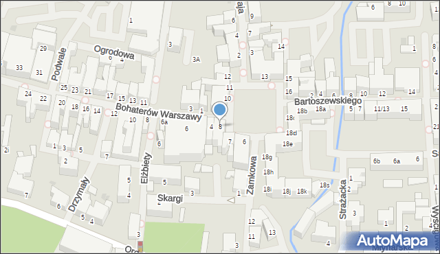 Szczecinek, Plac Wolności, 8, mapa Szczecinek
